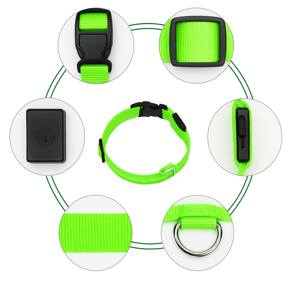 Reflecta™ LED Halsband för Hund & Katt