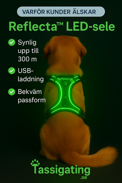 Reflecta™ LED-sele  Trygghet, komfort och stil i ett